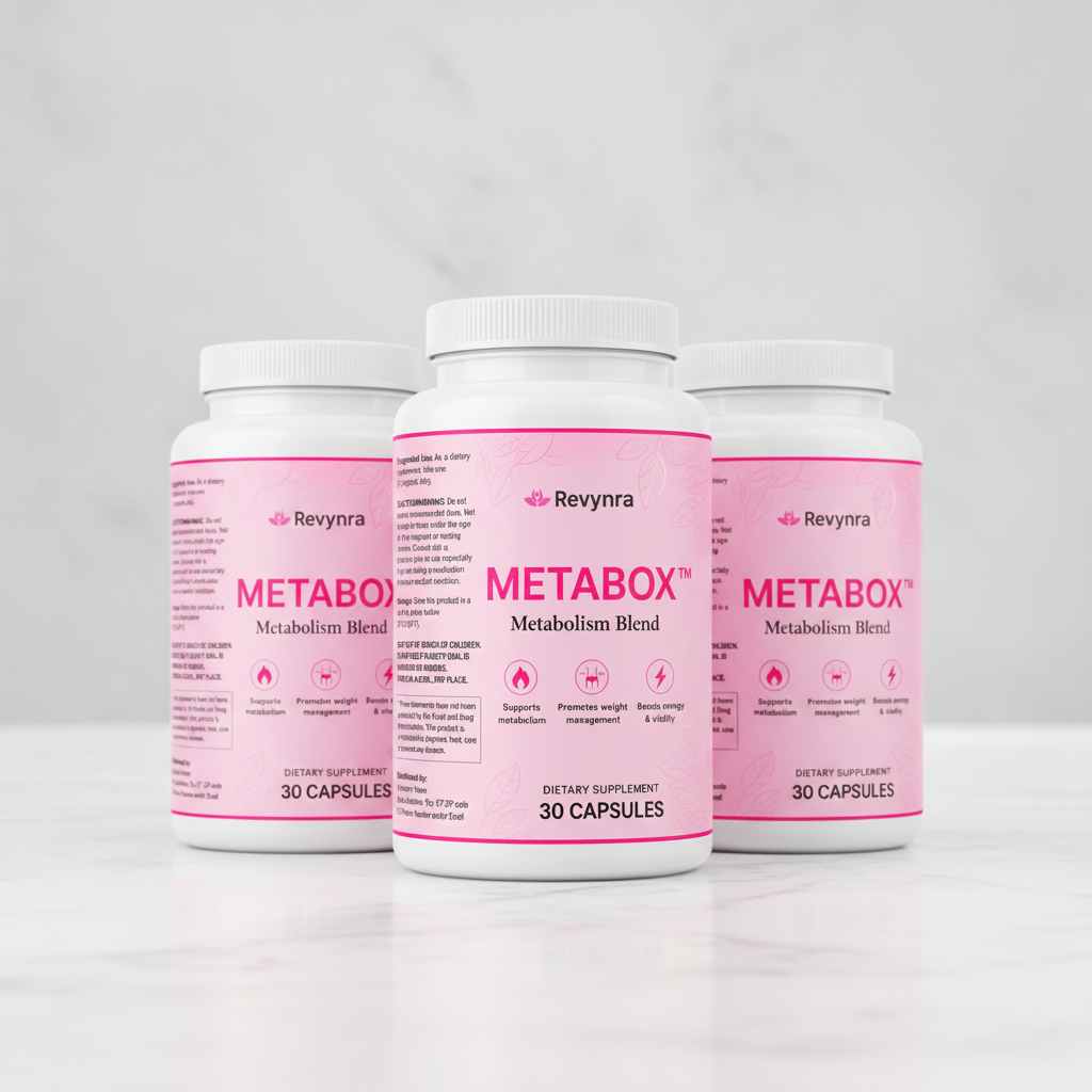 3 bottles of Revynra Metabox
