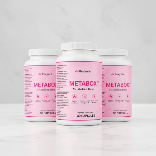 3 bottles of Revynra Metabox